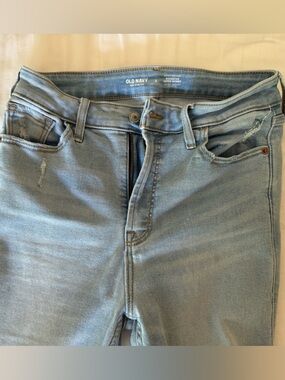 Old Navy Light Blue Women’s Rockstar Super Skinny Jeans